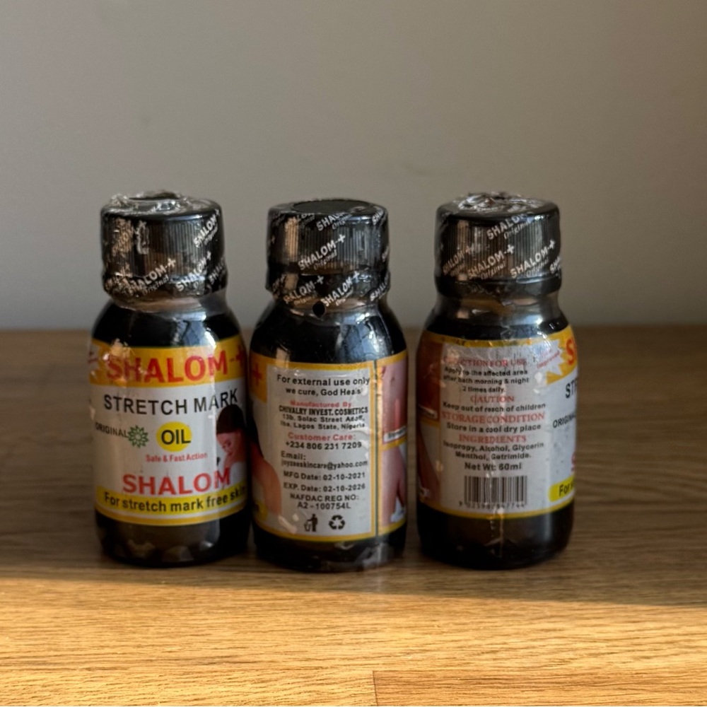 Original Shalom Stretch M. Oil X 3 pack